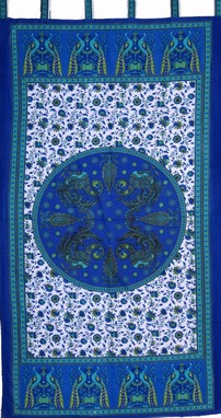 Peacock Design Curtain