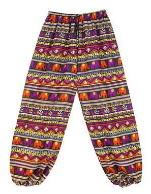 Harem Pants With Elephant Design
