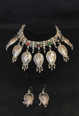 Teardrop Necklace/Earrings Set