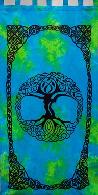 Celtic Tree Print Curtain
