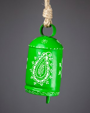 Hand Painted Tin Bell