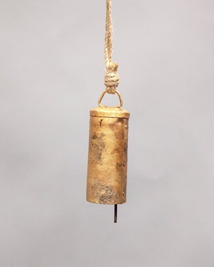 Tin Bell With Jute Cord