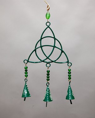 Painted Celtic Chime W/ Beads