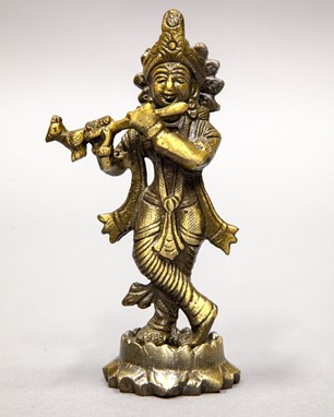 Small Standing Krishna Statue