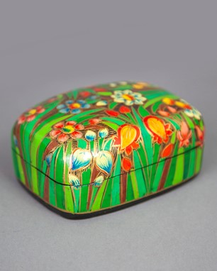 Hand Painted Floral Box