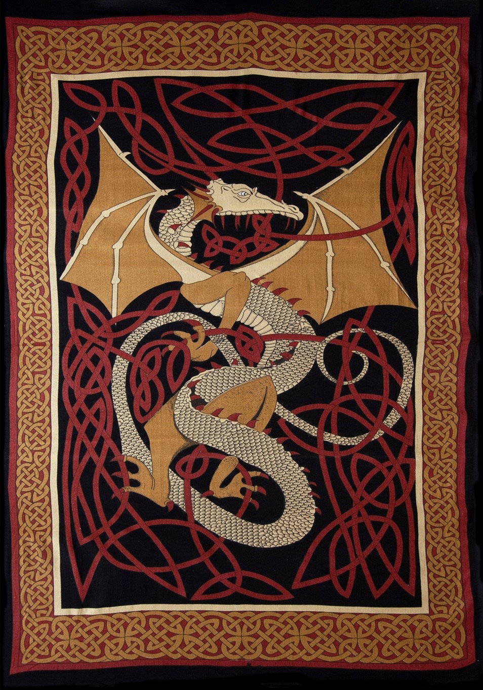 Celtic English Dragon Tapestry
