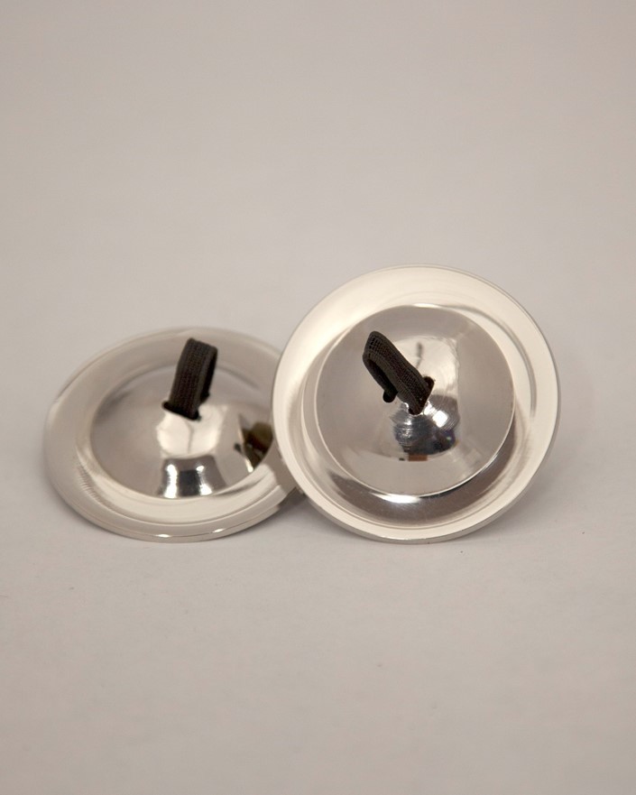 Brass Finger Cymbals - Two Slots BF011