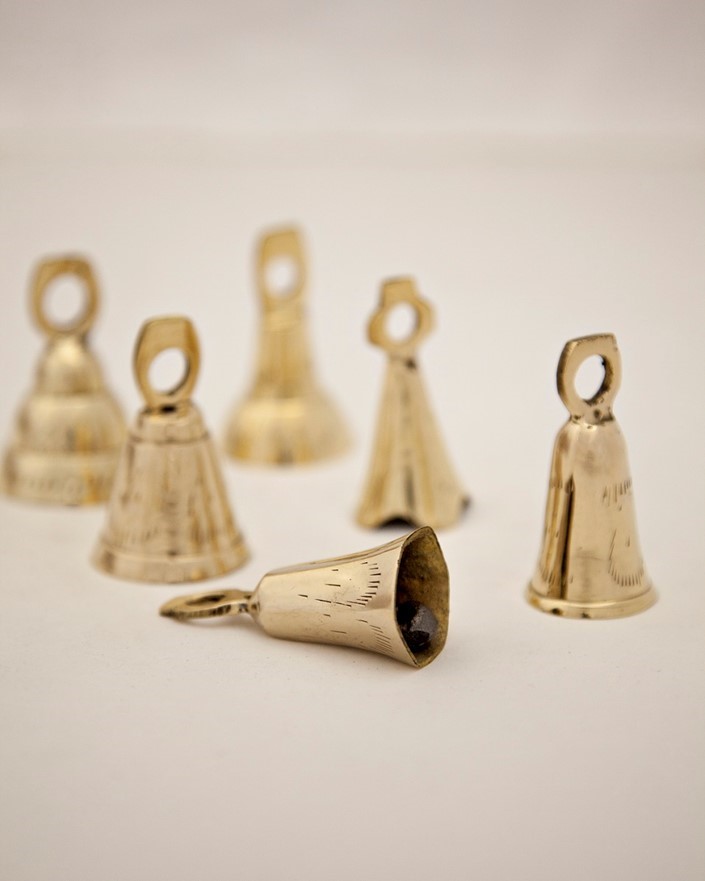 India Arts 2.5 Inch Brass Collector Bells BL034