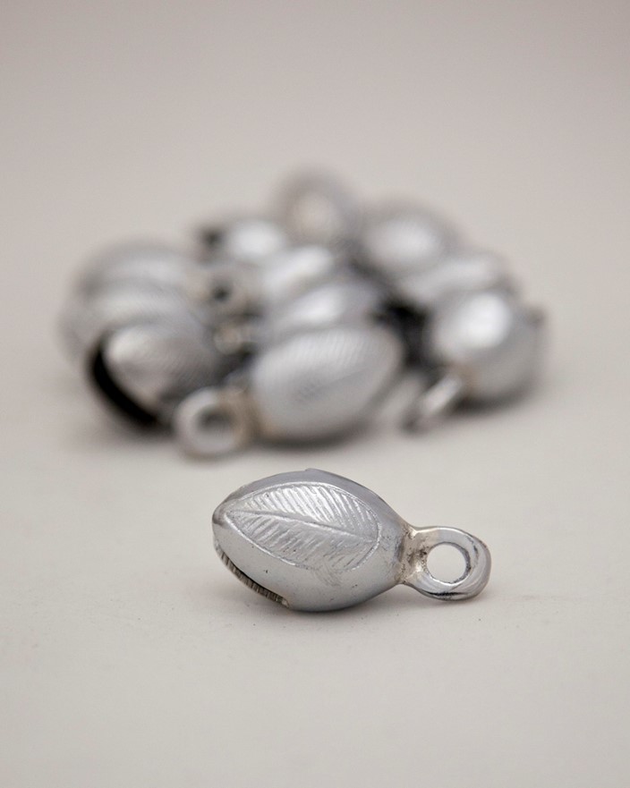 India Arts Chrome Plated 1.5 Inch Acorn Bells BL043