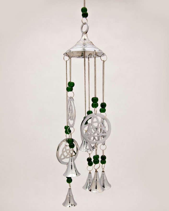 Brass Celtic Triquetra Windchime BS333