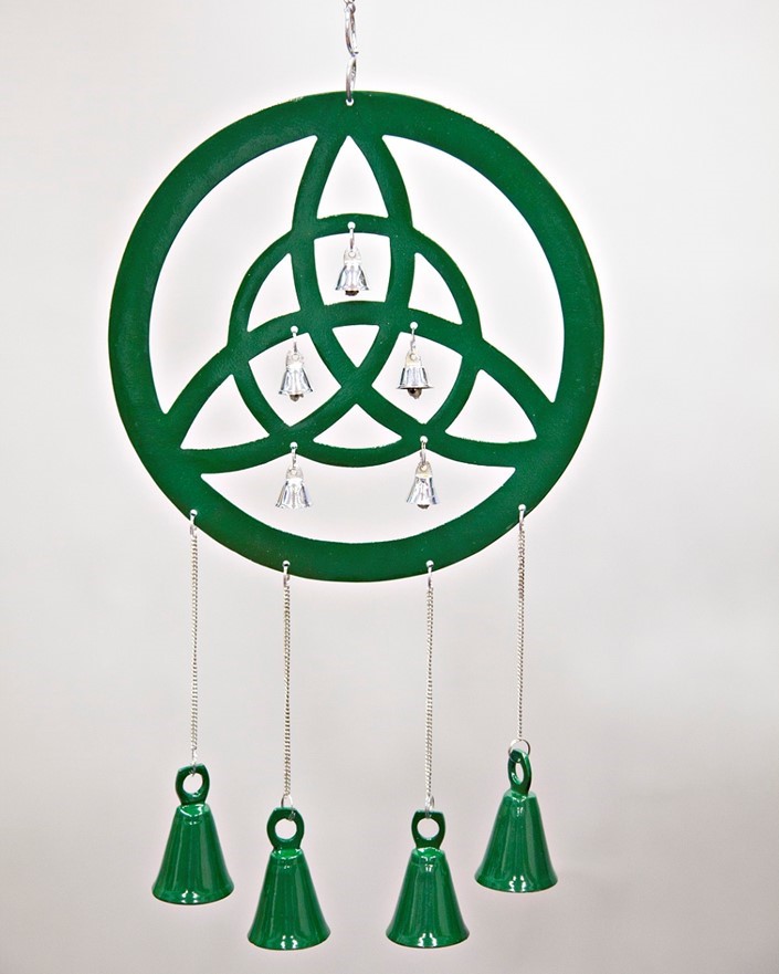 Aluminum Celtic Chime With Bells BS380