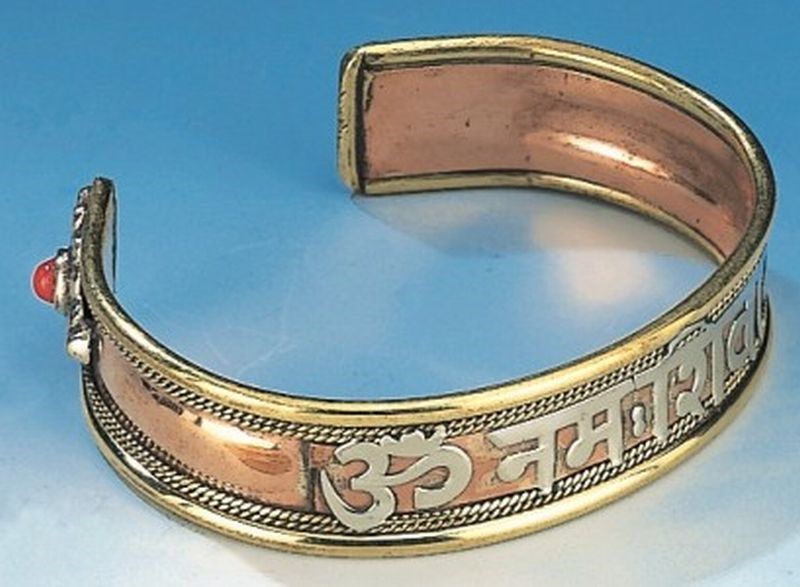 Copper Bracelet - Om Namo Shiva JL303