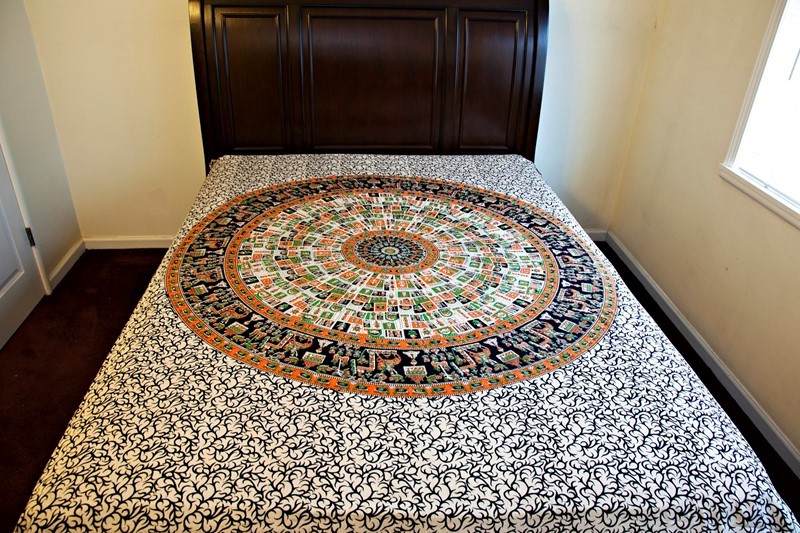 India Arts Bagroo Mandala Print Tapestry 071-10