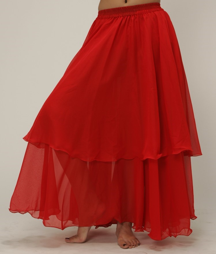 Chiffon Double Layer Skirt SP420