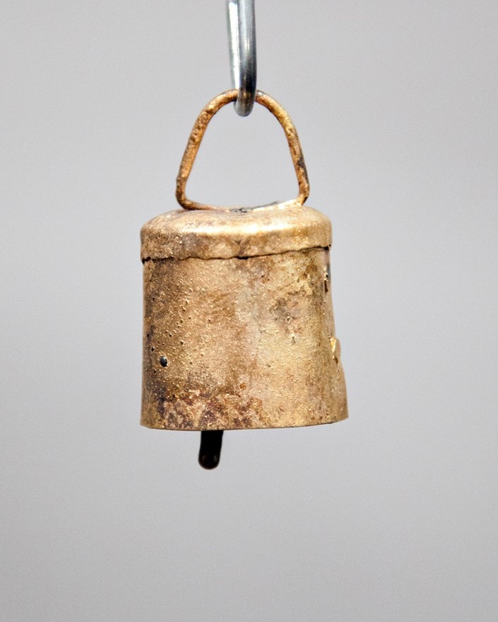 India Arts 2 Inch Tin Bell with Metal Striker TL001