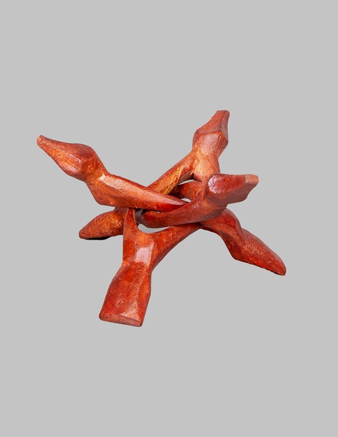 Wood Cobra Stand With 3 Legs WC141