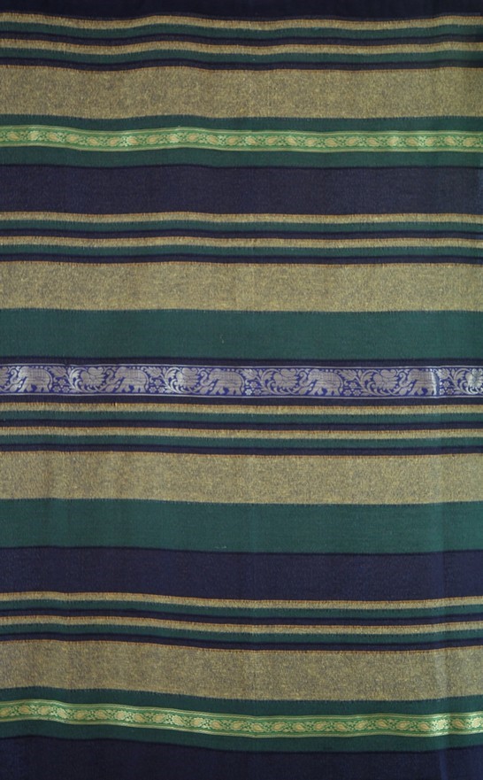 India Arts Fringed Ribbed Tapestry W/Elephants <br> (Full Size Only) 410-01