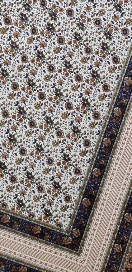 India Arts Floral Design Cotton Tapestry 386-01