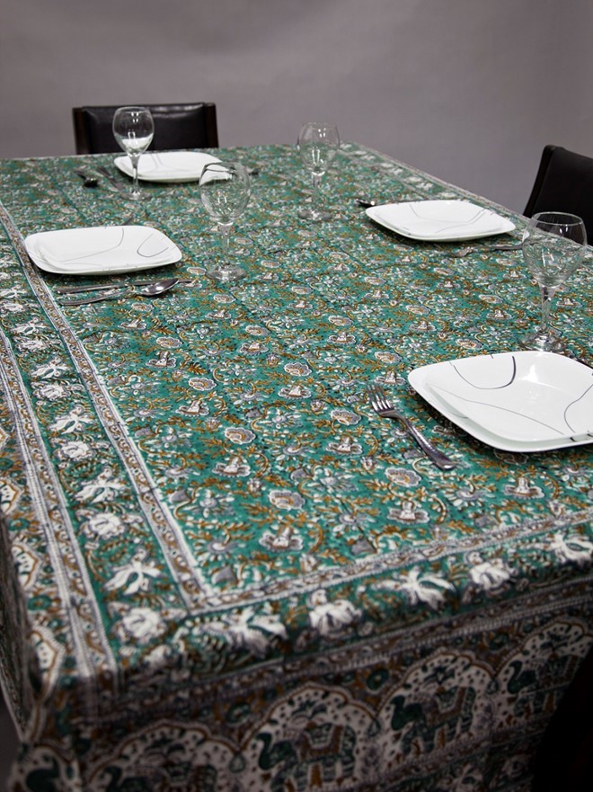 India Arts Handblocked Kalamkari Cotton Tapestry 114-04