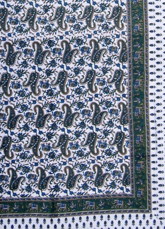 India Arts Handblock Jaipur Print Tapestry 055-01
