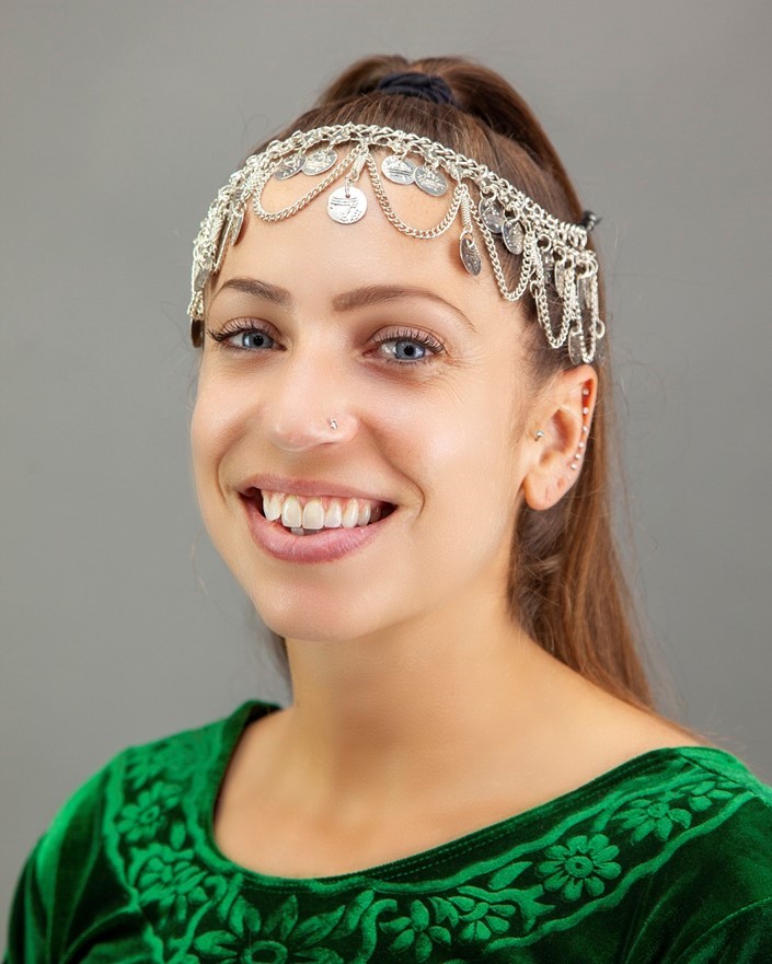 Head Piece With Coins 364