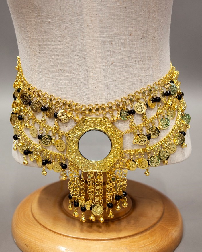 Heavy Belt With Mirror And Coins JM319