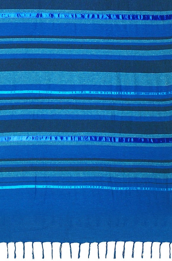India Arts Striped Ribbed Tapestry W/ Satin<br>(Queen Size Only) 253-27