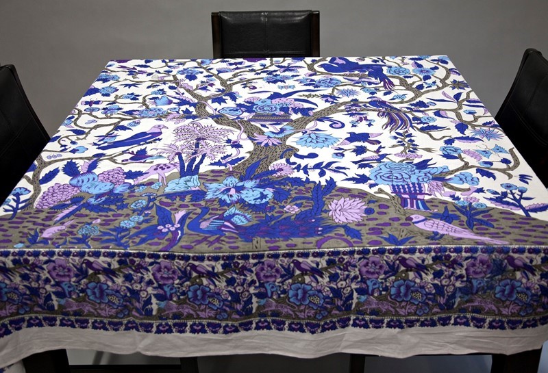 India Arts Square Tree Of LIfe Tablecloth TC439-02