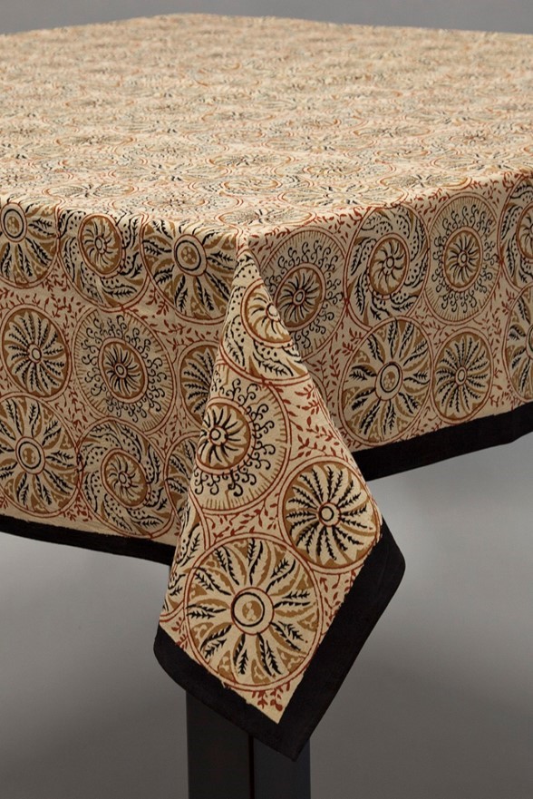 Handblocked Dabu Tablecloth TC381