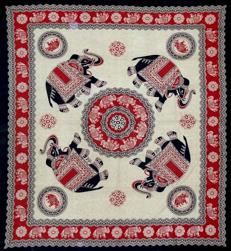 Elephant Mandala Tapestry 064-01