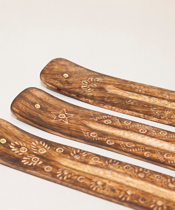 India Arts Assorted Carved Incense Burners BB024