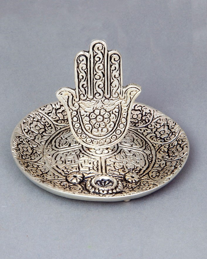 India Arts Hand Of Fatima Incense Burner BB116