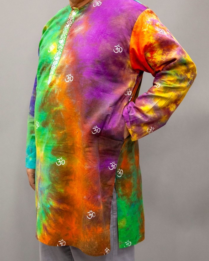 Handblocked Om Kurta SC258