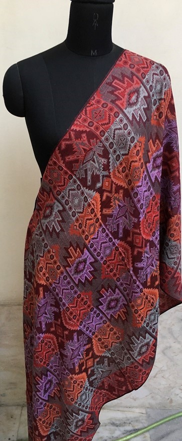 Reversible Native American Design Scarf CS167