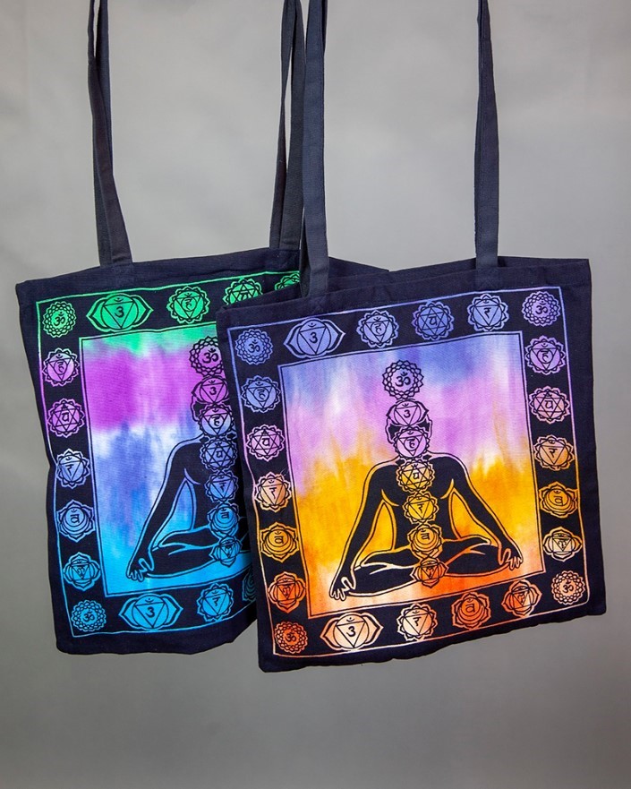 India Arts Cotton 7 Chakra Shopping Bag SC173