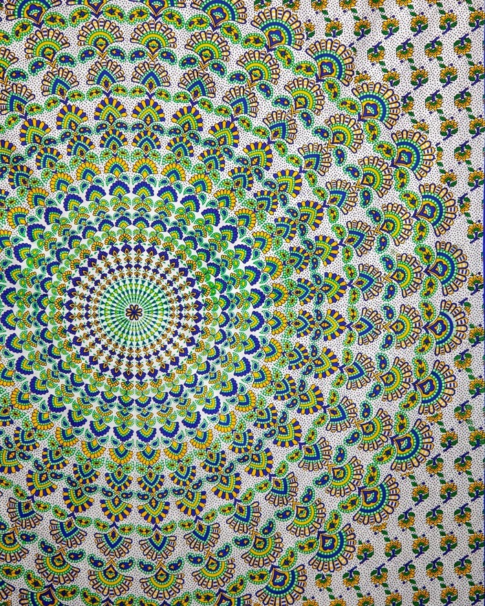 Peacock Mandala Wall Hanging 419-07