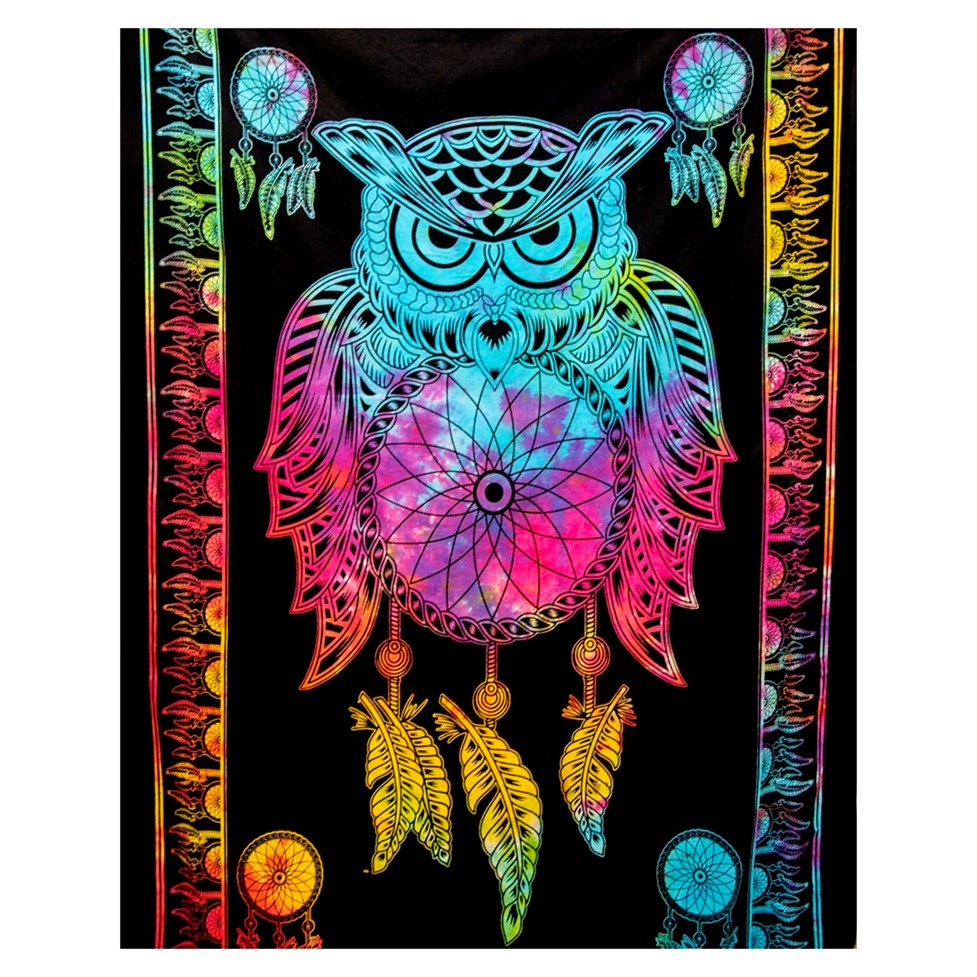 Owl Dream Catcher Tapestry 112-03