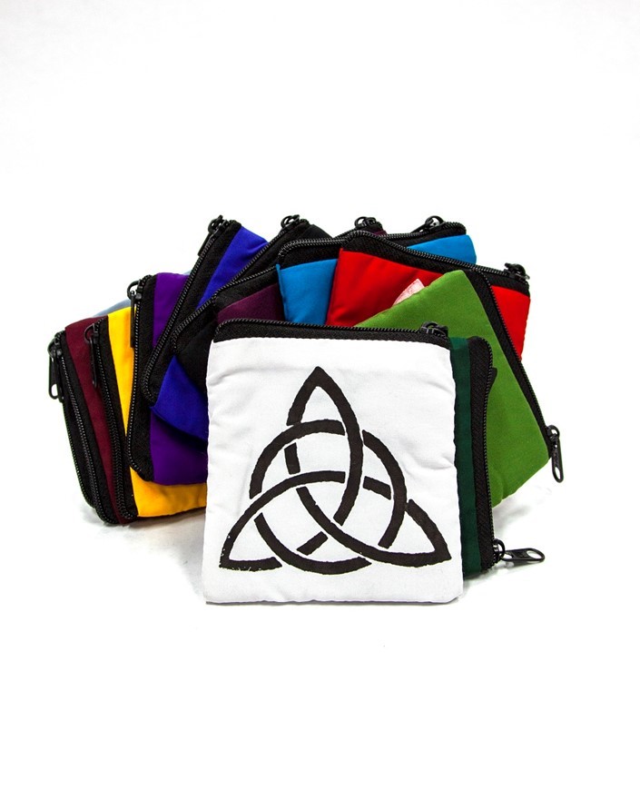 India Arts Handblocked Cotton Celtic Pouch SC187