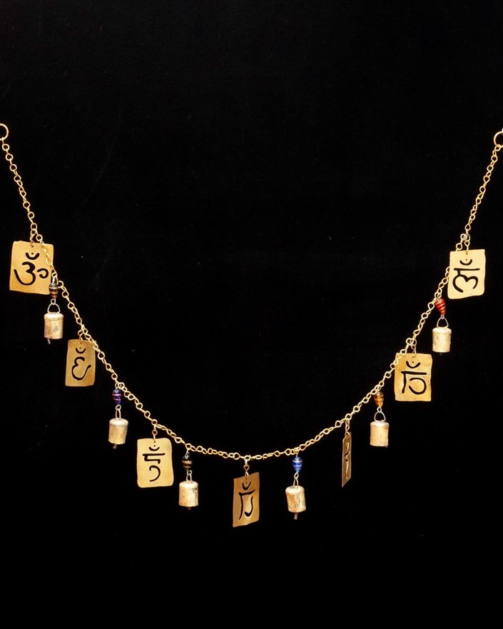 India Arts 7 Chakra Windchime W/ Beads TS920