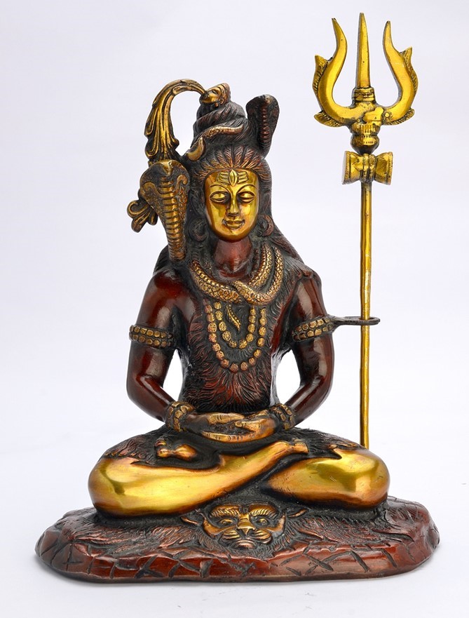 Siting Shiva W/ Trident BW107