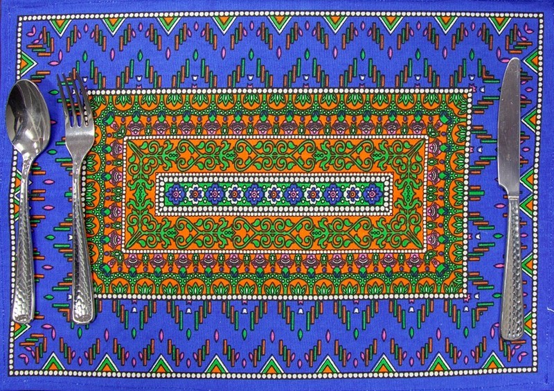 India Arts Ethnic Design Cotton Place Mat TM394-05