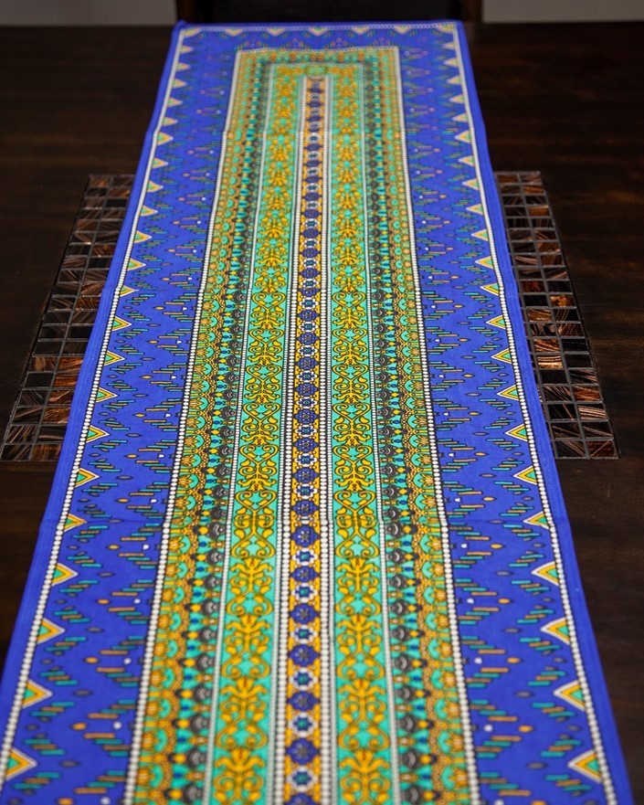 India Arts Ethnic Design Cotton Table Runner TR394-03