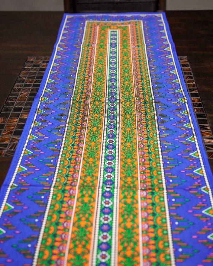 India Arts Ethnic Design Cotton Table Runner TR394-05