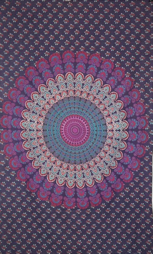 Peacock Mandala Wall Hanging 419-04