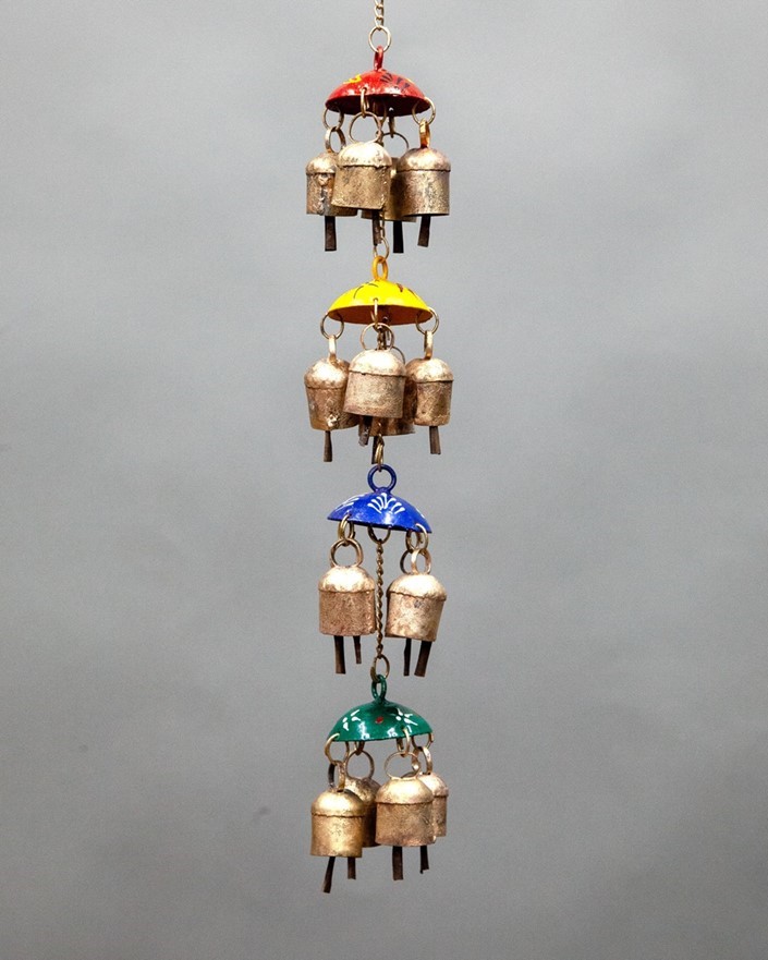 Iron Four Dome Windchime W/ 16 Bells TS877