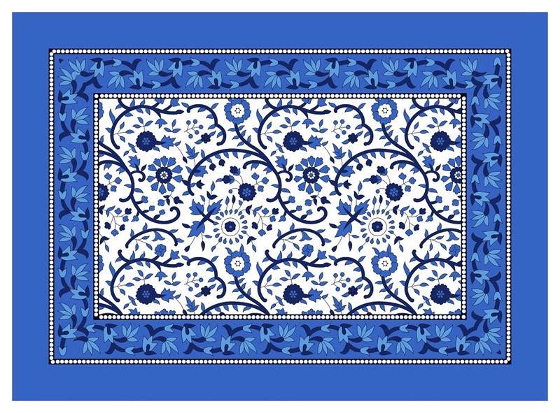 India Arts Floral Cotton Place Mat TM102-03