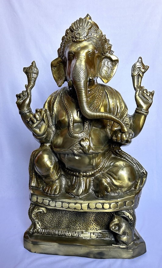 Seated Ganesha 29 Inch BW234