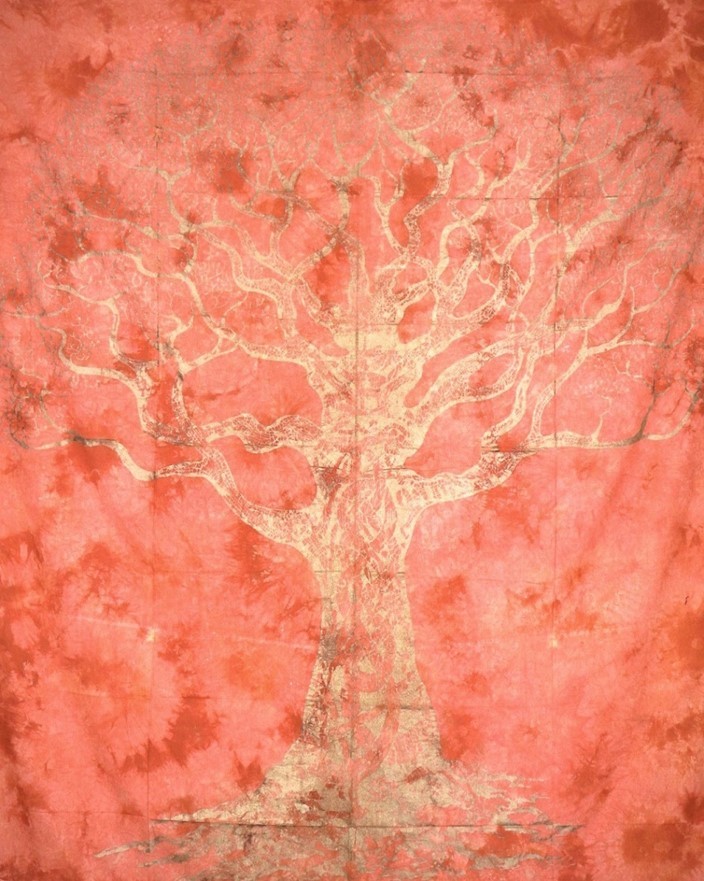 Tree Tapestry W/ Metallic Printing 521-05