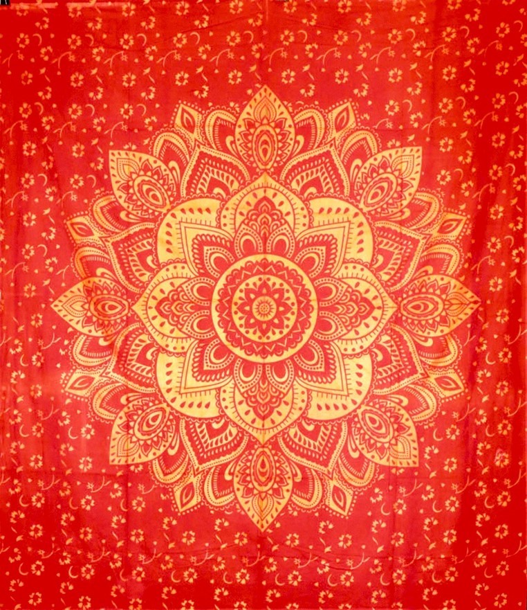 Mandala Tapestry W/ Metallic Printing<br>(Double Size Only) 521-15