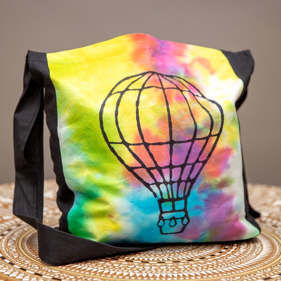 India Arts Handblocked Cotton Hot Air Balloon Bag SC163